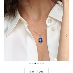 Sparkling Statement Halo Pendant Necklace